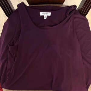 Womens NINE WEST plum dress